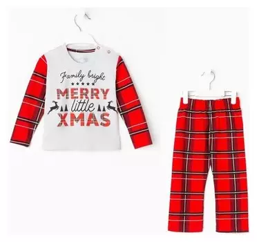 Пижама детская Kaftan "X-mas" р.28 (86-92)