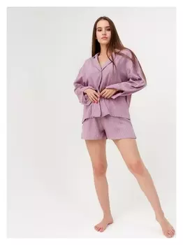 Пижама (Шорты, жакет) Kaftan, сиреневый, р.44-46