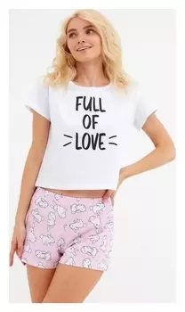 Пижама женская Kaftan "Full Of Love" р. 44-46