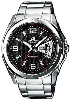 Японские наручные мужские часы Casio EF-129D-1A. Коллекция Edifice