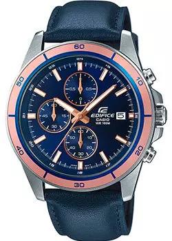 Японские наручные мужские часы Casio EFR-526L-2A. Коллекция Edifice