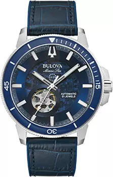 Японские наручные мужские часы Bulova 96A291. Коллекция Marine Star