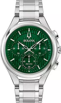 Японские наручные мужские часы Bulova 96A297. Коллекция CURV