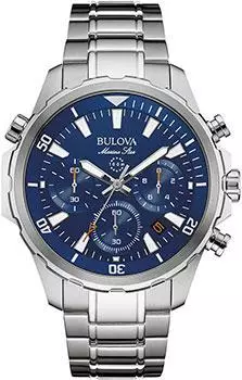 Японские наручные мужские часы Bulova 96B256. Коллекция Marine Star