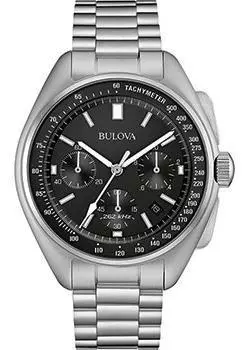 Японские наручные мужские часы Bulova 96B258. Коллекция Lunar Pilot Chronograph