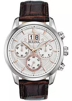 Японские наручные мужские часы Bulova 96B309. Коллекция Sutton
