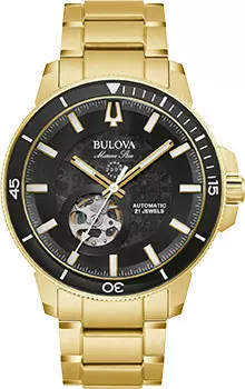 Японские наручные мужские часы Bulova 97A174. Коллекция Marine Star