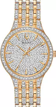 Японские наручные мужские часы Bulova 98A229. Коллекция Phantom