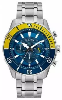 Японские наручные мужские часы Bulova 98A245. Коллекция Sports