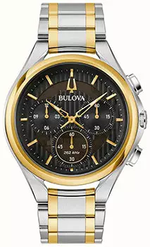 Японские наручные мужские часы Bulova 98A301. Коллекция CURV
