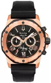 Японские наручные мужские часы Bulova 98B104. Коллекция Marine Star