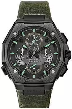 Японские наручные мужские часы Bulova 98B355. Коллекция Precisionist