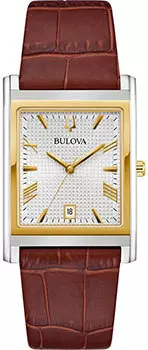 Японские наручные мужские часы Bulova 98B430. Коллекция Sutton