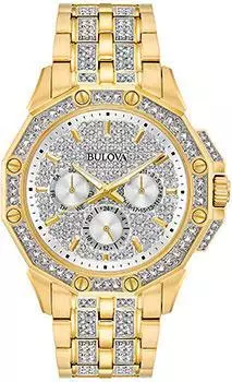 Японские наручные мужские часы Bulova 98C126. Коллекция Octava