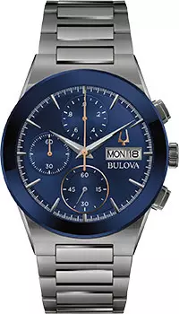 Японские наручные мужские часы Bulova 98C143. Коллекция Millennia