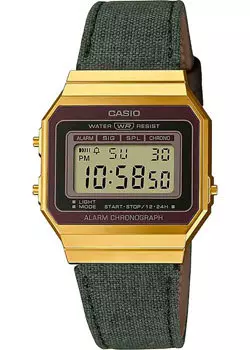 Японские наручные мужские часы Casio A700WEGL-3A. Коллекция Vintage