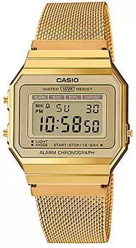 Японские наручные мужские часы Casio A700WMG-9A. Коллекция Vintage
