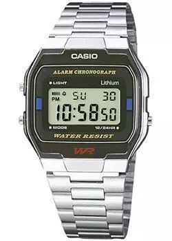 Японские наручные мужские часы Casio A-163WA-1. Коллекция Vintage