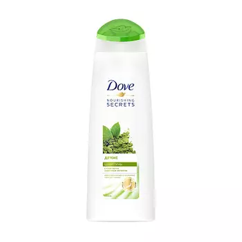Шампунь Детокс с матча/рисовым молоком NOURISHING SECRETS DOVE