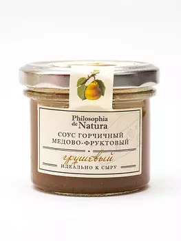 Соус горчичный медово-фруктовый Груша 100 г Philosophia de Natura