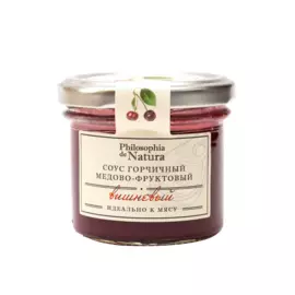 Соус горчичный медово-фруктовый Вишня 100 г Philosophia de Natura