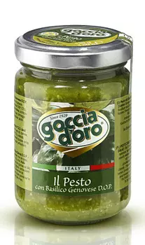 Соус песто с базиликом Goccia D'oro