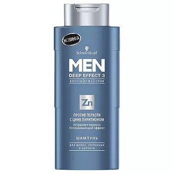 Шампунь Против перхоти с цинком Men Deep Effect