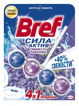 Средство чистящее для унитаза Сила Актив Свежесть Лаванды Bref