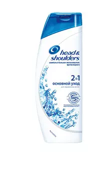 Шампунь 2в1 против перхоти Основной уход для нормальных волос Head &amp; Shoulders