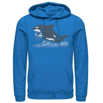 Мужская толстовка с капюшоном Earth Day Orca Ocean Jump Licensed Character