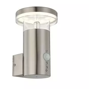 Настенный светильник уличный IP44 LED с датчиком движения Globo Sergio 34145S