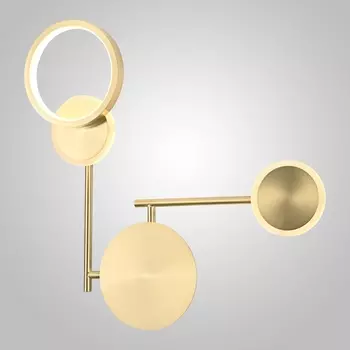 Настенный светильник с пультом светодиодный Zingy C Brass ImperiumLoft Zingy01 (Умный дом, WiFi)