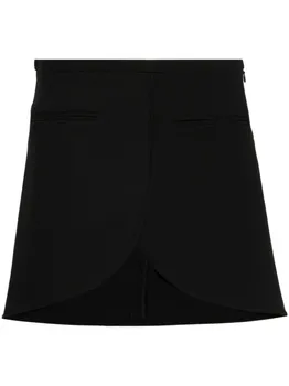 Courrges юбка мини Ellipse, черный