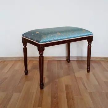 Банкетка gaston (kovka object) голубой 75x47x35 см.