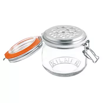 Банка с крышкой-тёркой (kilner) прозрачный 11 см.