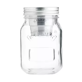 Банка с соусником оn the go 500 мл (kilner) прозрачный 12 см.