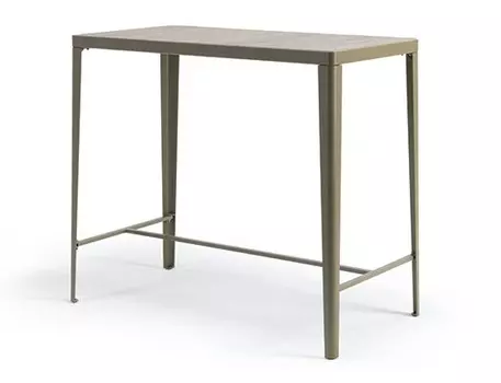 Барный стол laren (ethimo) серый 120x105x60 см.