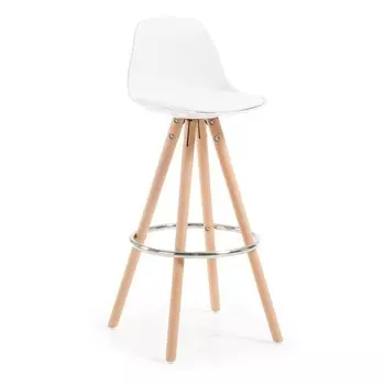 Барный стул stag (la forma) белый 38x97x40 см.