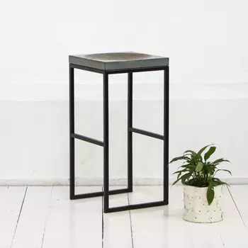 Барный табурет fullmoon в сером цвете (archpole) серый 37x67x37 см.