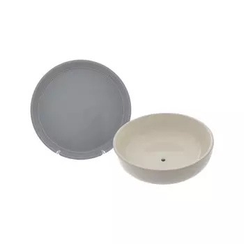 Блюдо для блинов с крышкой repast медвежонок и снеговик 23*23*9,7 см (repast) мультиколор