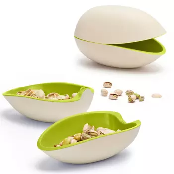 Блюдо для снеков pistachio (ototo) зеленый 10x9x14 см.