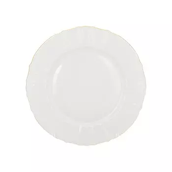 Блюдо круглое bernadotte белый узор 30 см (repast) белый