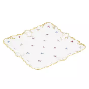 Блюдо квадратное queen s crown мелкие цветы 32 см (repast) мультиколор