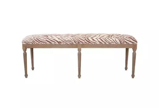 Банкетка clay (mak-interior) коричневый 142x48x38 см.