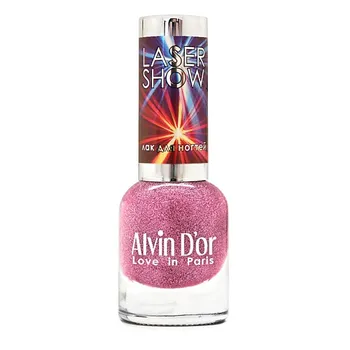 ALVIN D’OR Лак для ногтей LASER SHOW, 01 Серебряный