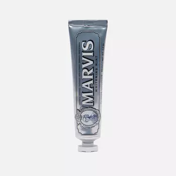 Зубная паста Marvis Whitening Mint + XYLITOL Large, цвет серебряный