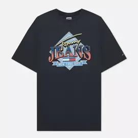 Женское платье Tommy Jeans Vintage Graphic Washed, цвет чёрный, размер XS