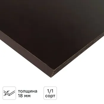 Фанера 18 мм ламинированная 2440x1220 мм 2.977 м
