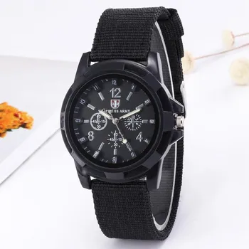 Men s Leisure Business Multi Function Outdoor Luminous Band Quartz Watch OneSize зелёный