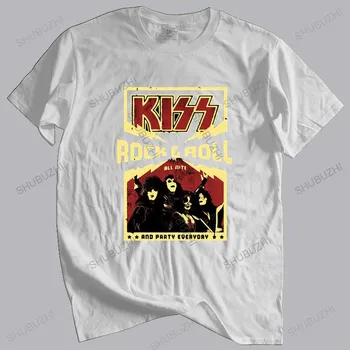 Хлопковая футболка унисекс летние футболки Kiss End of The Road Tour футболка унисекс размера плюс футболка рок-группы забавные футболки унисекс футболка L